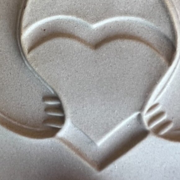 Vtg 1991 THE PAMPERED CHEF Teddy Bear Stoneware Cookie Mold Form Biscuits - Picture 4 of 6